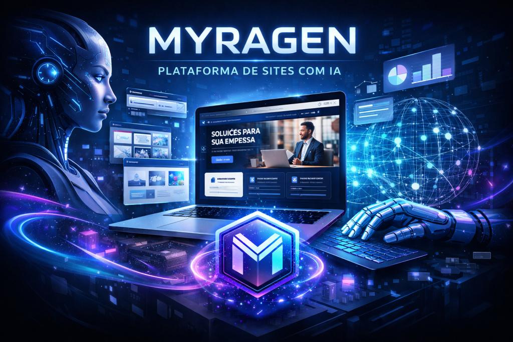 Myragen — Plataforma de criação de sites com IA