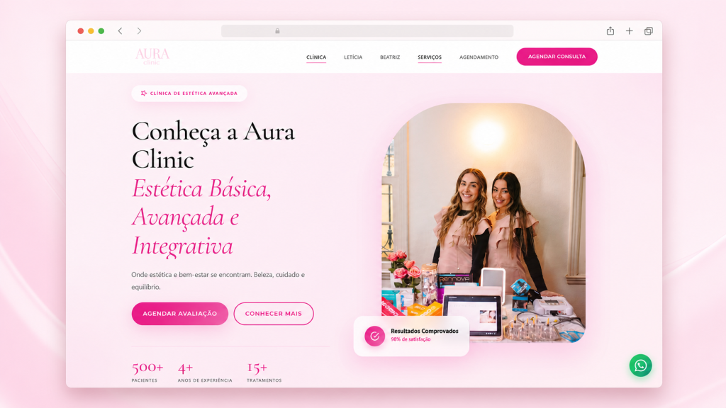 Aura Clinic — Estética avançada e integrativa
