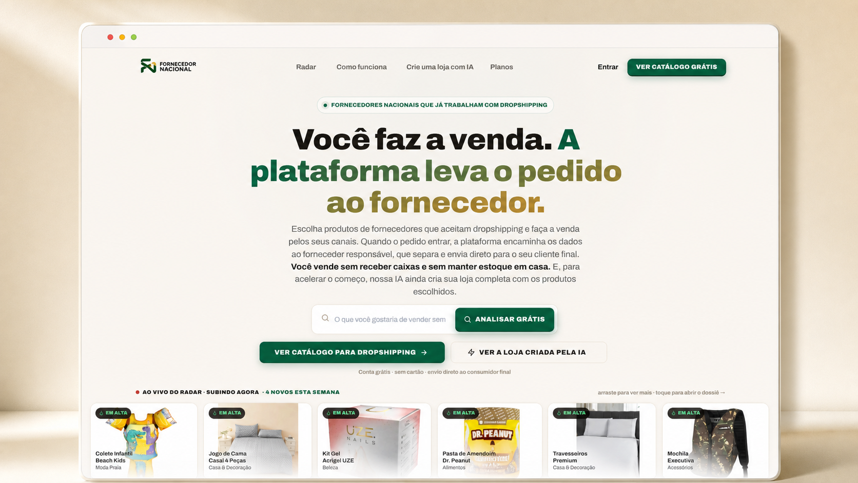 Fornecedor Nacional B2B platform